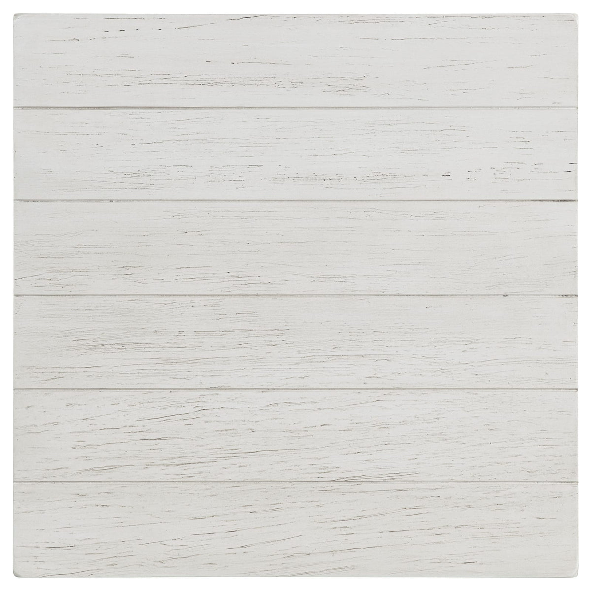 White Farmhouse End Table with Shelves - 20" x 20"