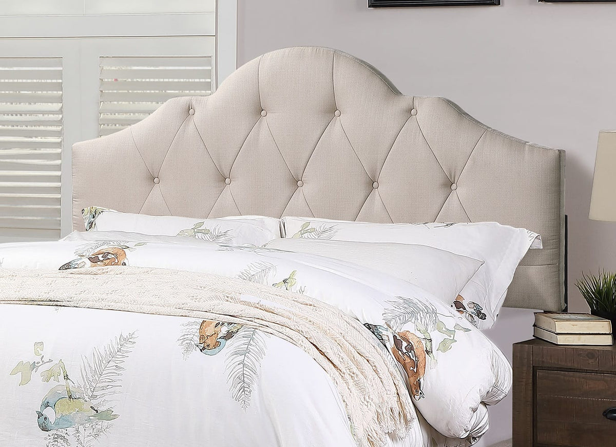 Queen Size Light Brown Wood Bed Frame