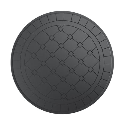 3-Piece Cast Aluminum Patio Set - Black Cushions