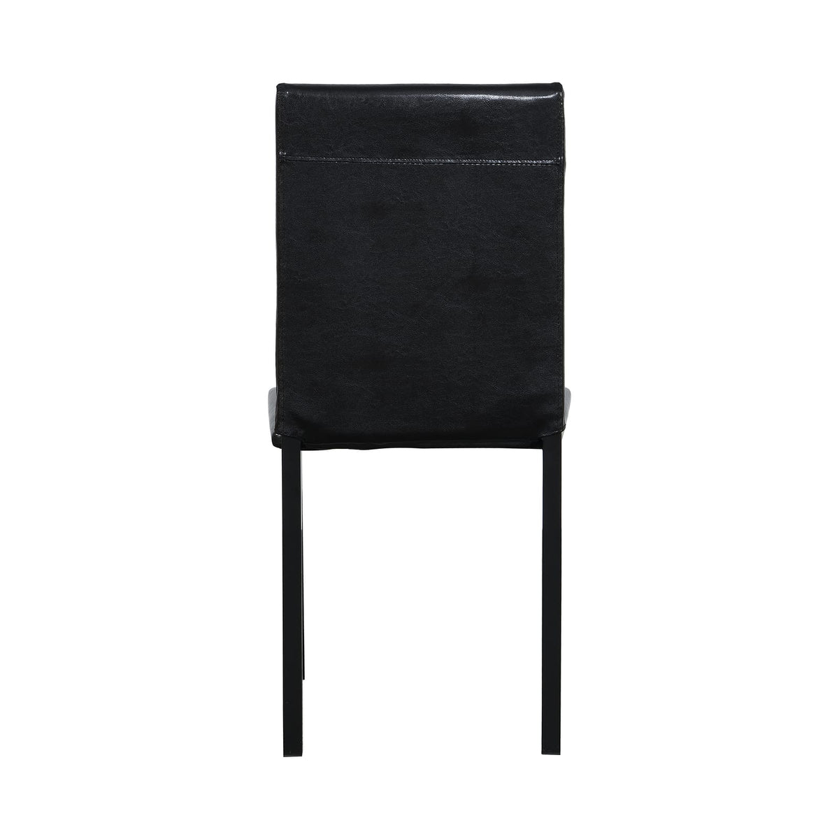4-Piece Metal Frame Dining Seats - Black
