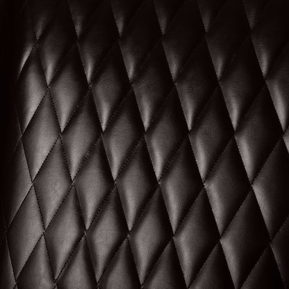 23" Wide Dark Brown Faux Leather Accent Chair - High Back, Soft Padded