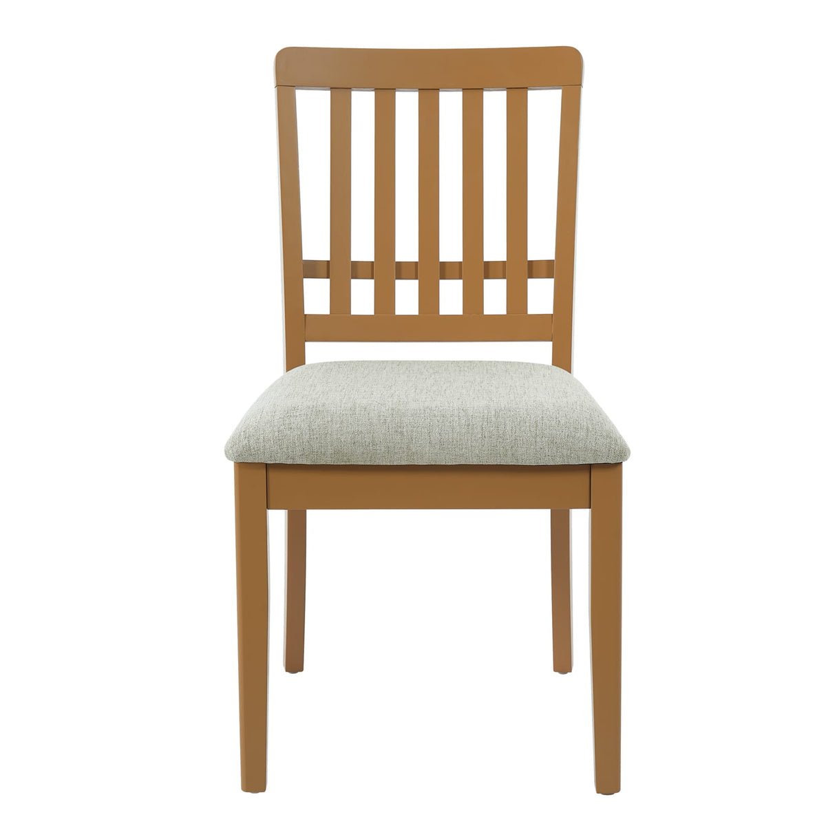 Light Brown Dining Chairs - Set of 2, Mid-Century Modern Style for Dining Room