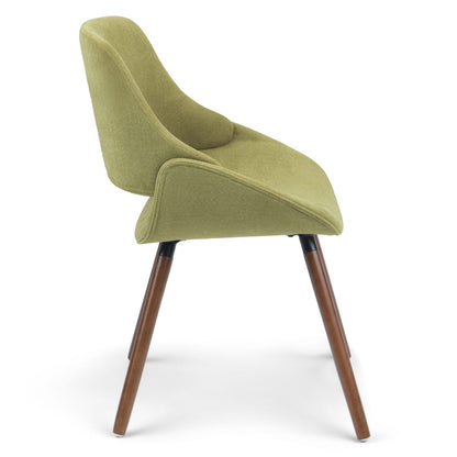 Malden Dining Chair - Acid Green Wood Frame