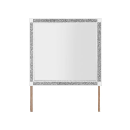 Soulmarie White Mirror - Modern Vanity & Dresser Mirror
