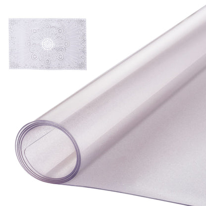 Clear PVC Table Protector - 42x60 Inch Desk Cover