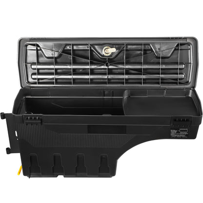 Lockable Truck Bed Toolbox - 6.6 Gallon ABS Storage Box