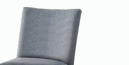 Espresso Wood Fabric Counter Height Dining Chair Set