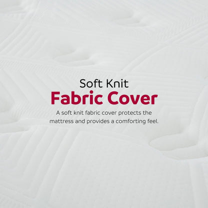 9" King Size Pocket Coil Spring Mattress in a Box - White