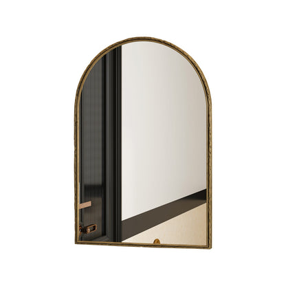 Arched Mirror - Gold Wall Decor for Bathroom & Living Room