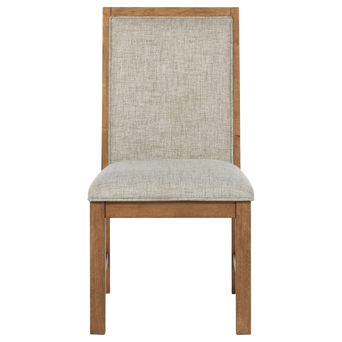 Survista Natural Brown Upholstered Dining Side Chair (Set of 2)