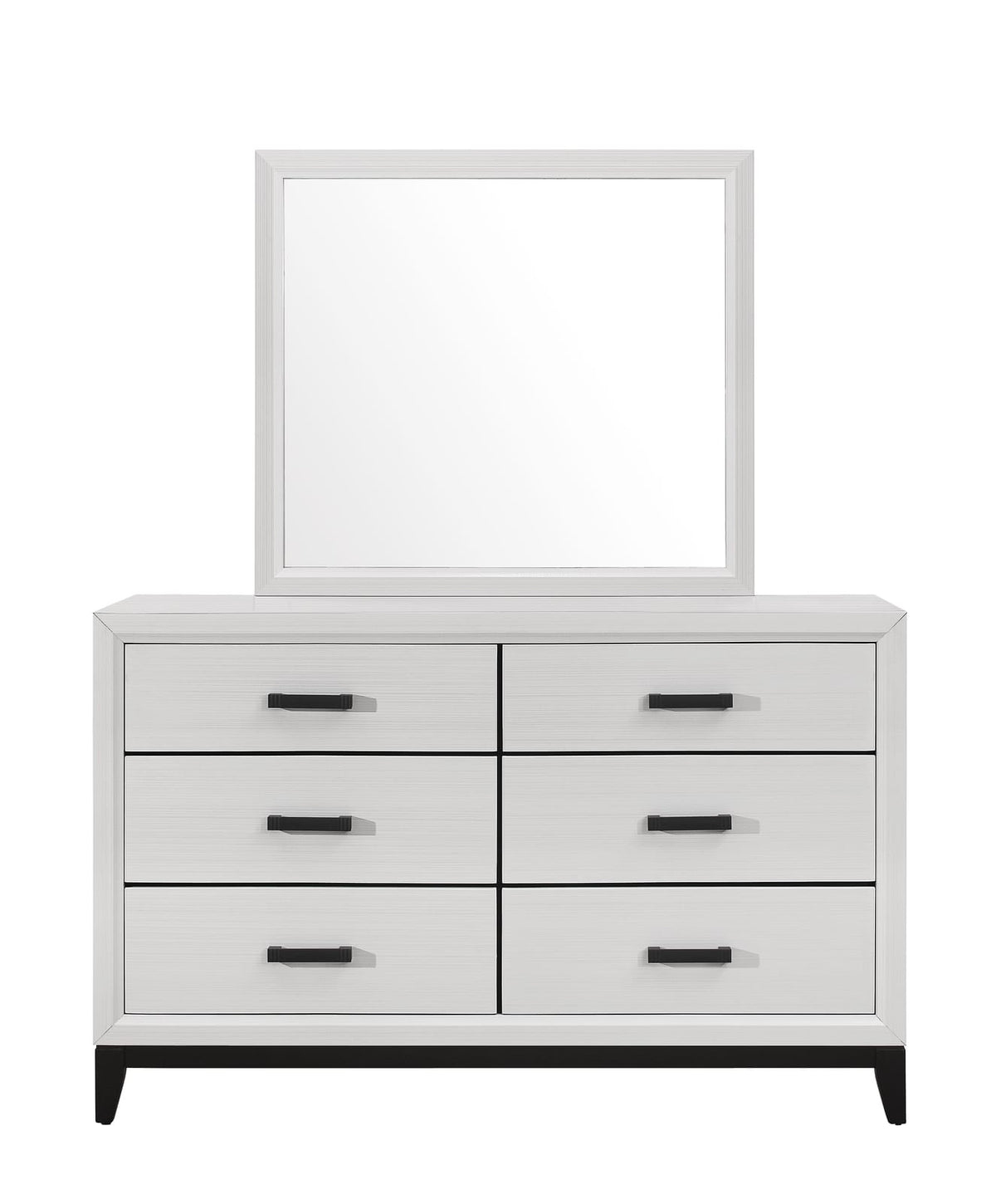 MIRAGE White Dresser - Modern Bedroom Storage