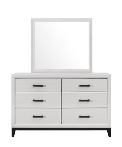 MIRAGE White Dresser - Modern Bedroom Storage
