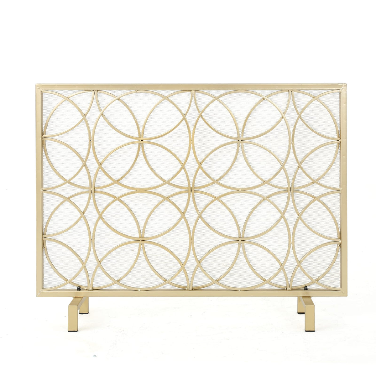 Gold Iron Fire Screen - Outdoor Garden Shade