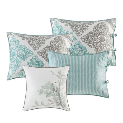 Aqua Cotton Daybed Cover Set - Twin Size