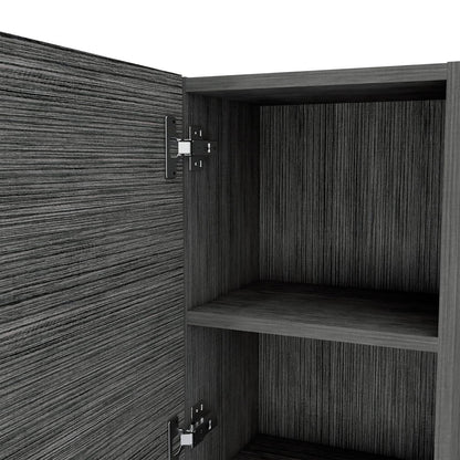 32 inch gray medicine cabinet for bathroom storage and organization
