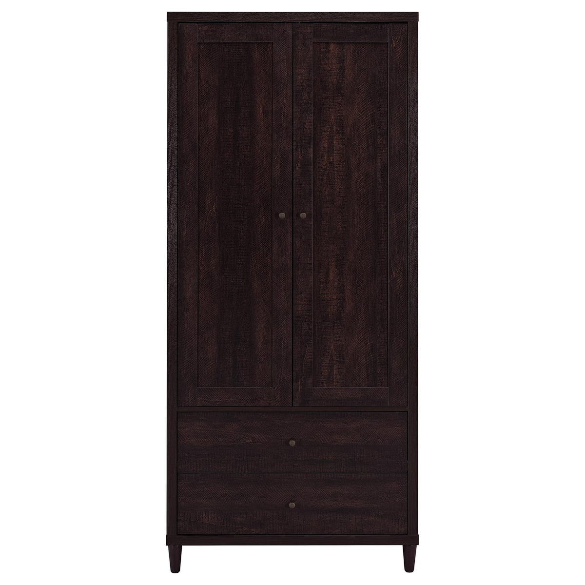Nestor Tobacco 2-drawer Tall Accent Cabinet with 2 Doors