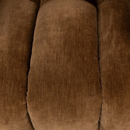 Bronze Polyester Accent Chair - 38.6" W x 39.8" D x 31.1" H
