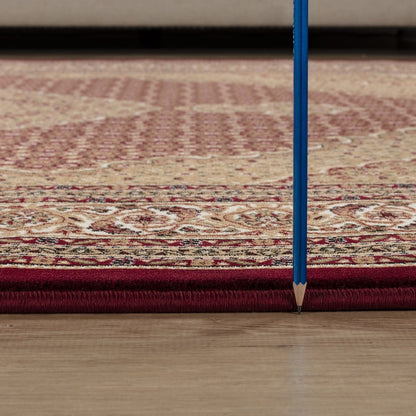 Red Manchester Medallion Area Rug - 2x3 ft