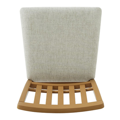 Light Brown Dining Chairs - Set of 2, Mid-Century Modern Style for Dining Room