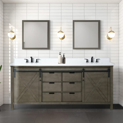 Rustic Brown 80 inch Bathroom Vanity for Bathroom Renovation