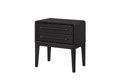 Small Nightstand - Peppercorn Finish | Solid Wood MDF
