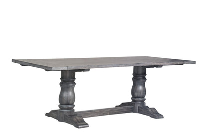 Gray Dining Table Set 7 Pieces - Modern Style