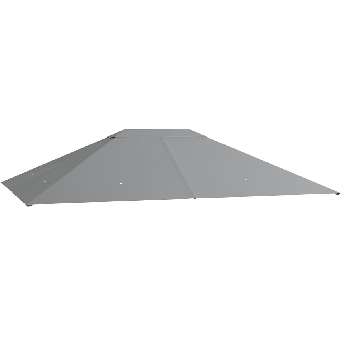 Outsunny 10' x 13' Gazebo Canopy Replacement - Gray Polyester