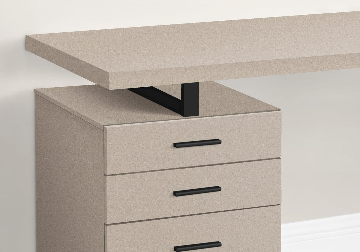 Computer Desk, 48"L Beige Laminate - Home Office Storage