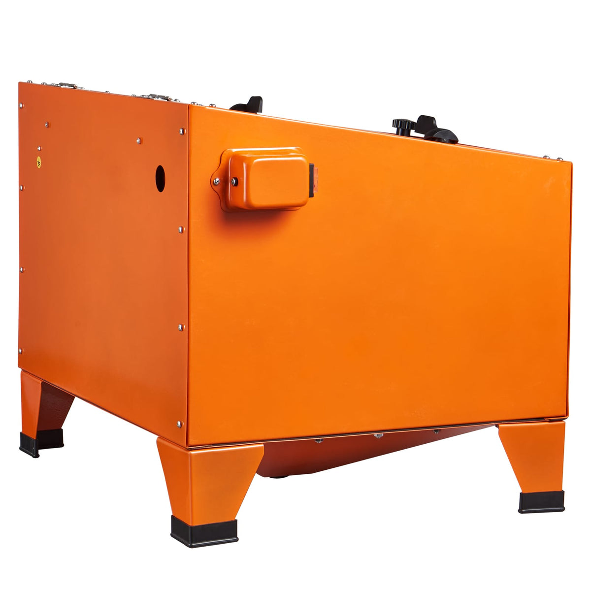 Orange Metal Sandblasting Cabinet - 25 Gallon Capacity