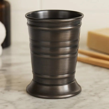 Stainless Steel Tumbler - Oil-Rubbed Bronze Bathroom Cup