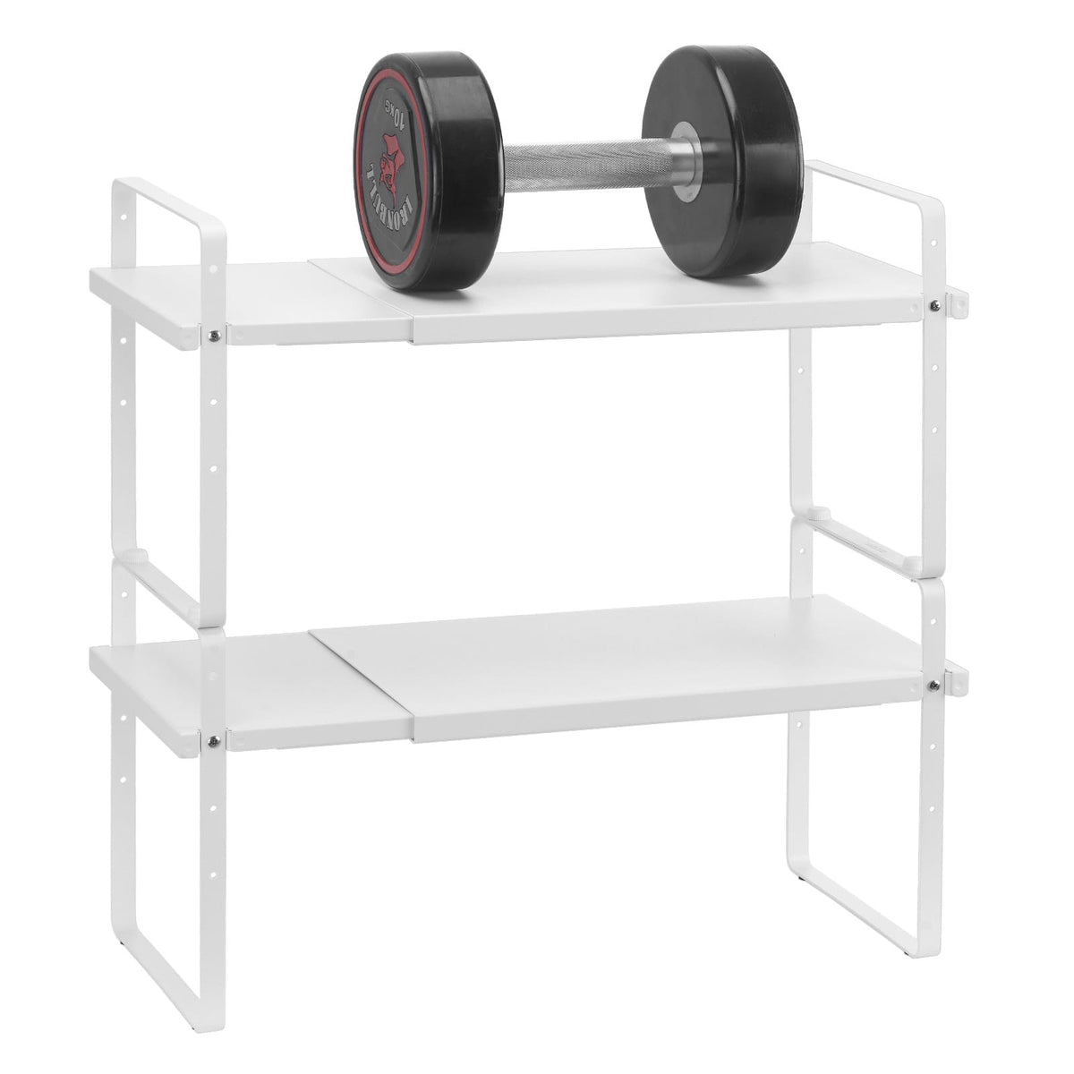 White Iron Kitchen Cabinet Organizer Shelf