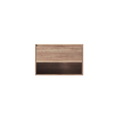 29" Wide Bathroom Wall Cabinet - Oak Plywood Storage