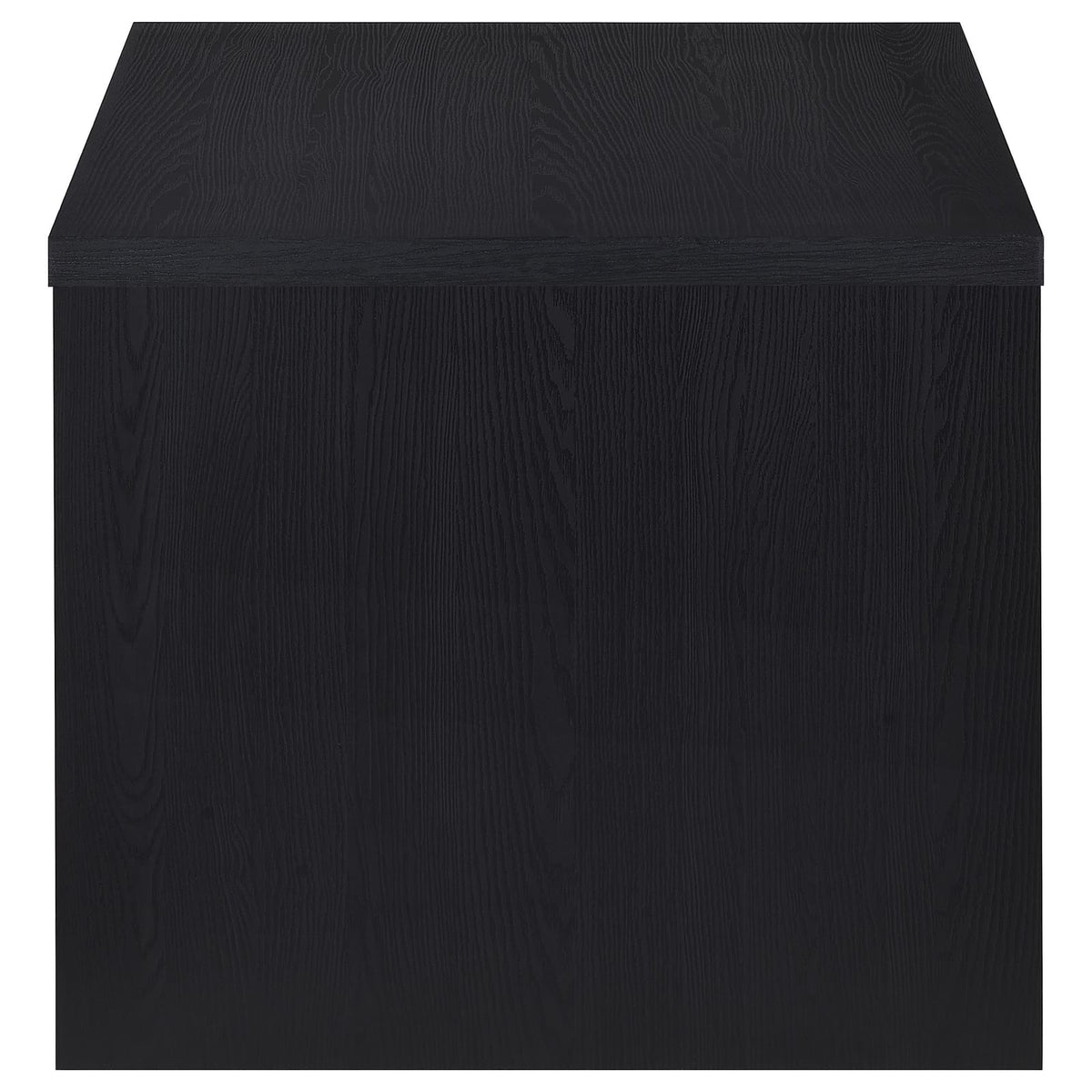 Black Square End Table - Contemporary Style for Living Room