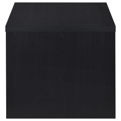 Black Square End Table - Contemporary Style for Living Room