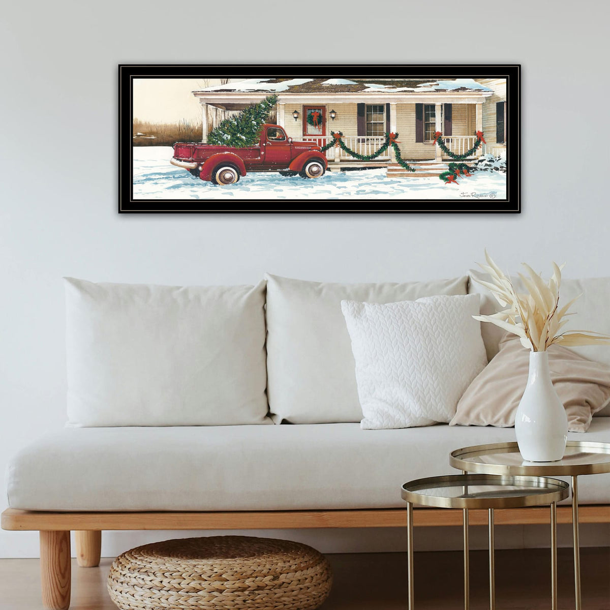 Wood & Paper Framed Wall Art - Multicolor Decor