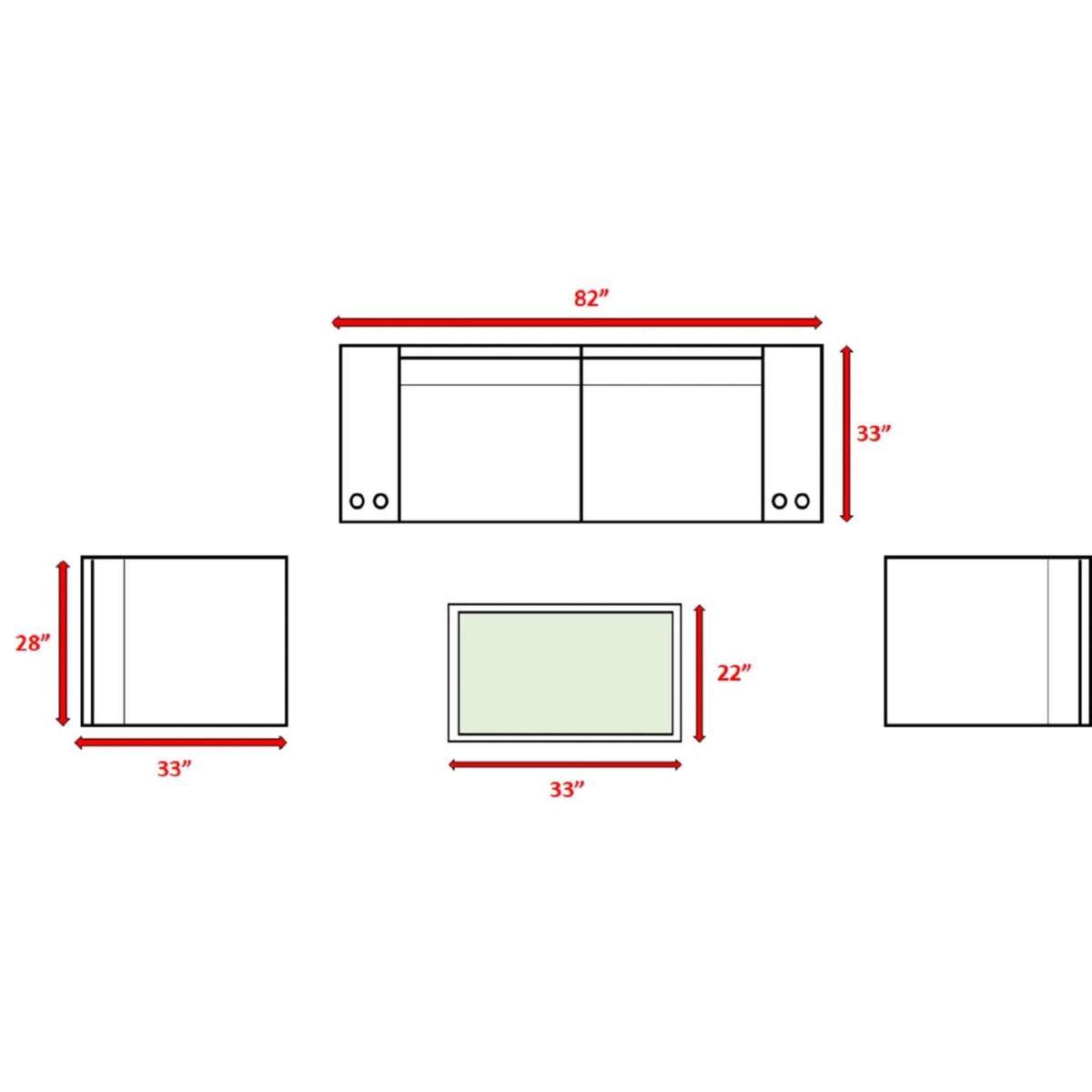 7-Piece Grey Wicker Patio Sectional Set - Pre-Assembled