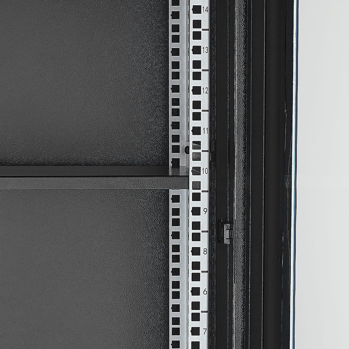 15U Black Sheet Metal Network Server Rack