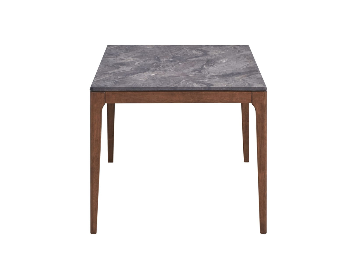 Walnut Engineered Stone Dining Table - 63" Round