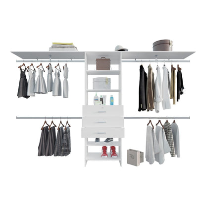 White 5-Drawer Dresser - 15.7" W x 118.1" D x 73.6" H