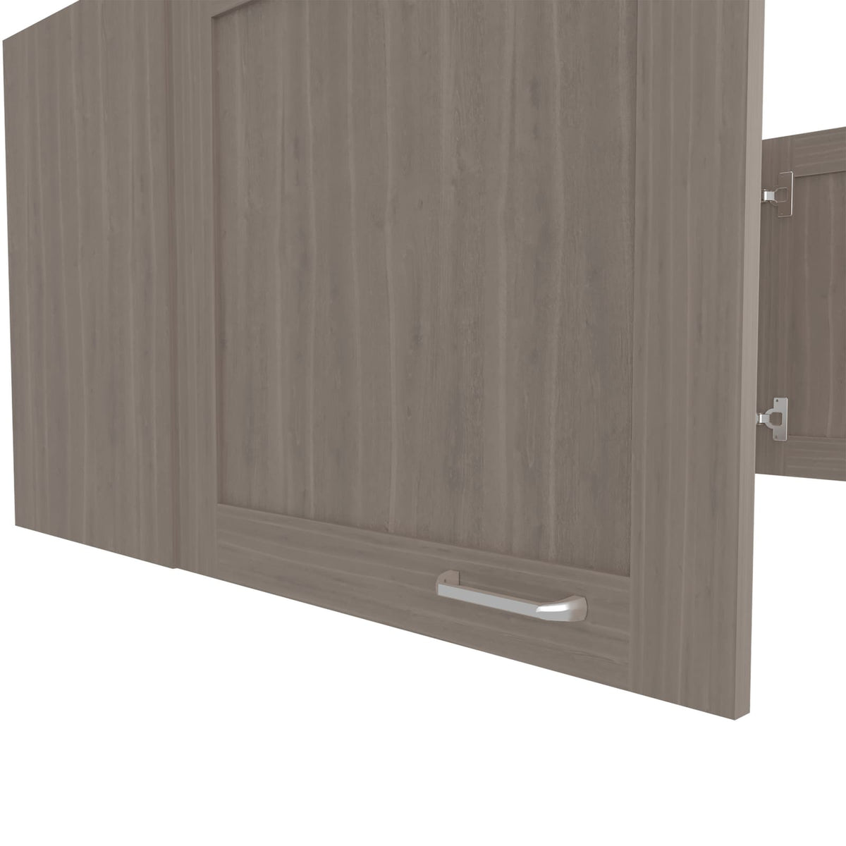 White Oak 2 Door Kitchen Cabinet for Storage and Organization for Living Room