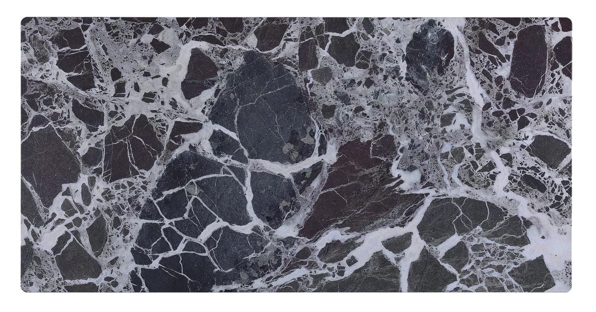 Landon Coffee Table - Black Marble Glass Top
