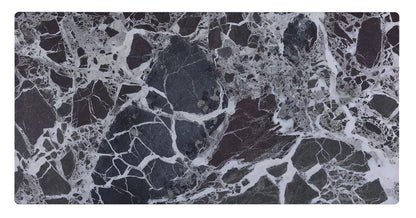 Landon Coffee Table - Black Marble Glass Top