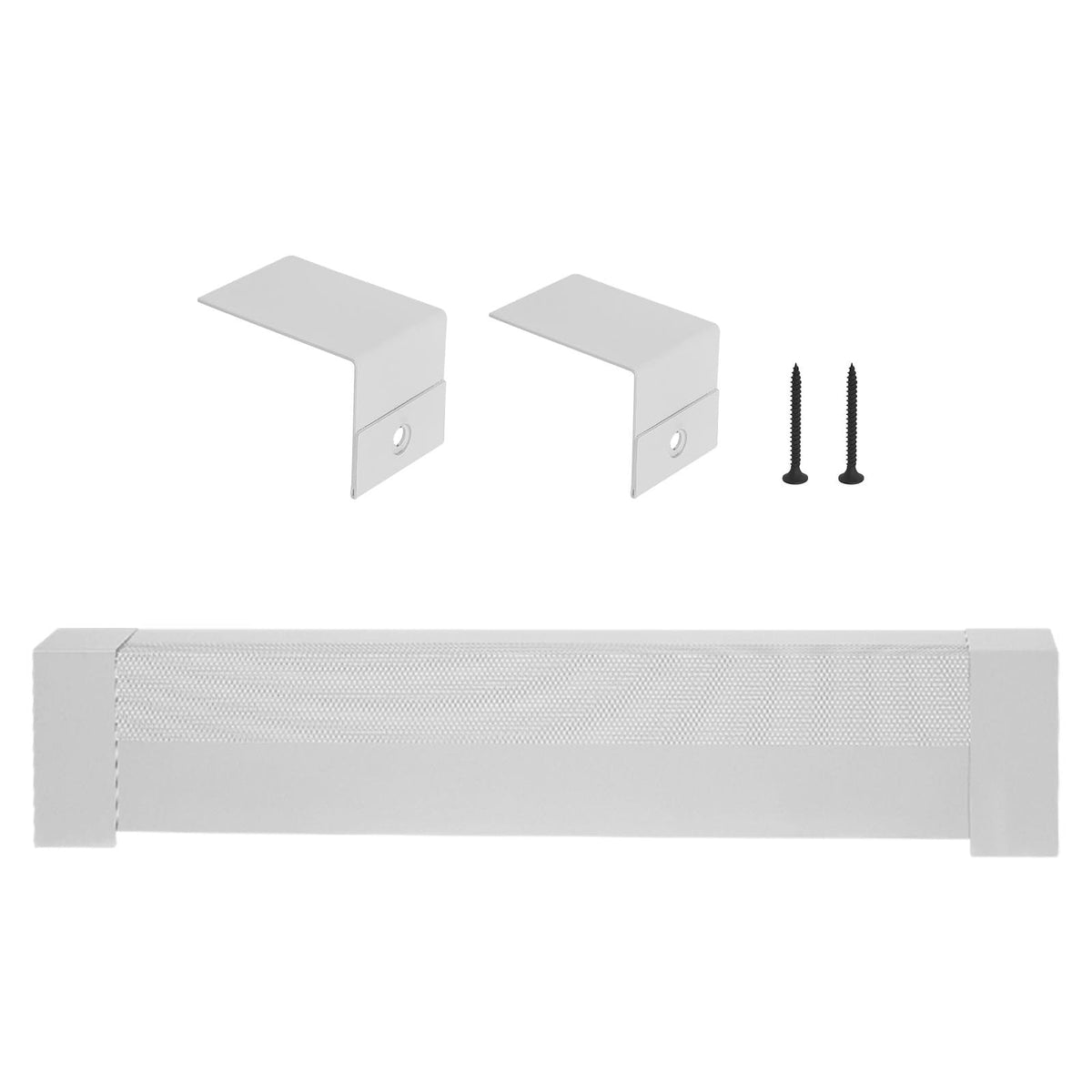 3ft White Baseboard Heater Cover - Steel Protection