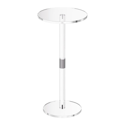 Clear Acrylic Drink Table - 10" Round Top