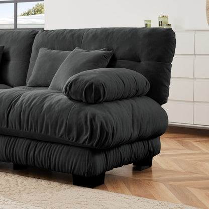 Gray Chenille 1 Seat Sofa - 47.3" Sofa for Living Room