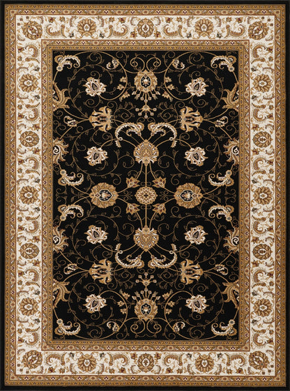 Black & Ivory Manchester Area Rug - 8'7" x 6'3"
