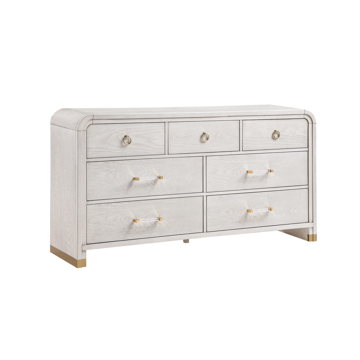 68" Oak Dresser - Contemporary Bedroom Storage