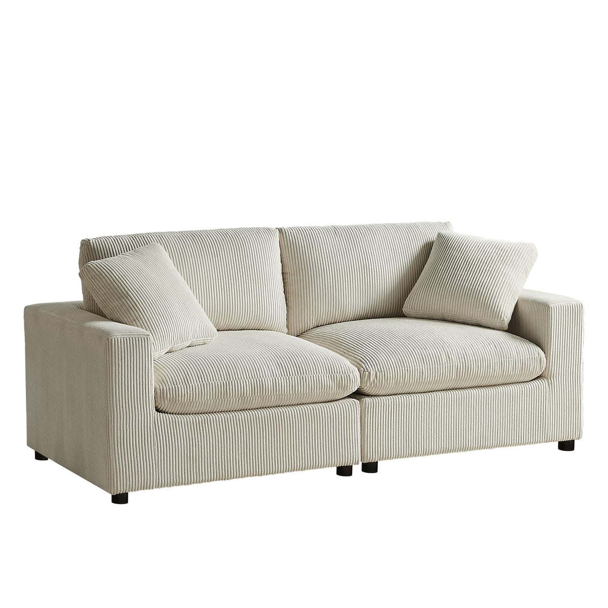 Chelsea Modular 2-Piece Sofa - Beige Comfort & Style