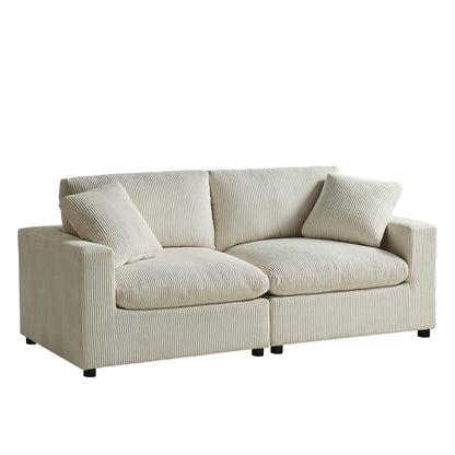 Chelsea Modular 2-Piece Sofa - Beige Comfort & Style