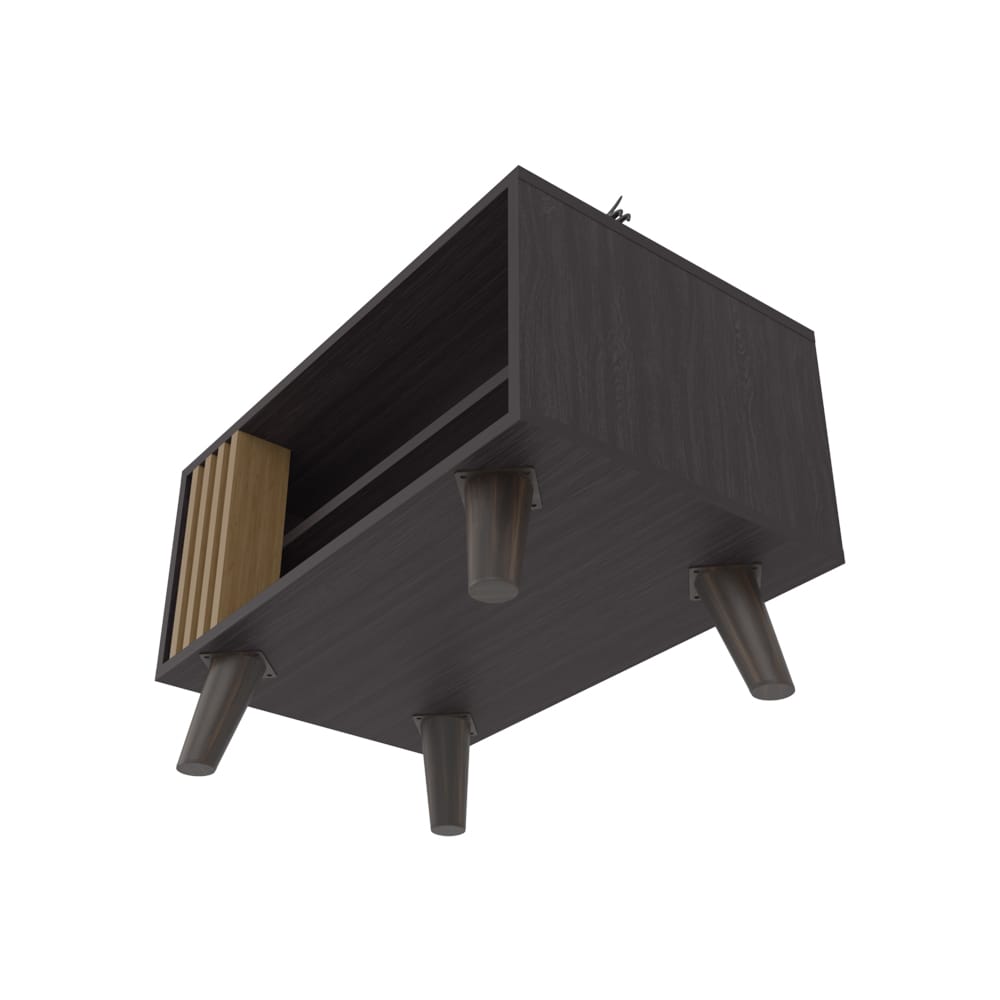 Kronos Wengue Coffee Table - Multicolor Storage for Living Room